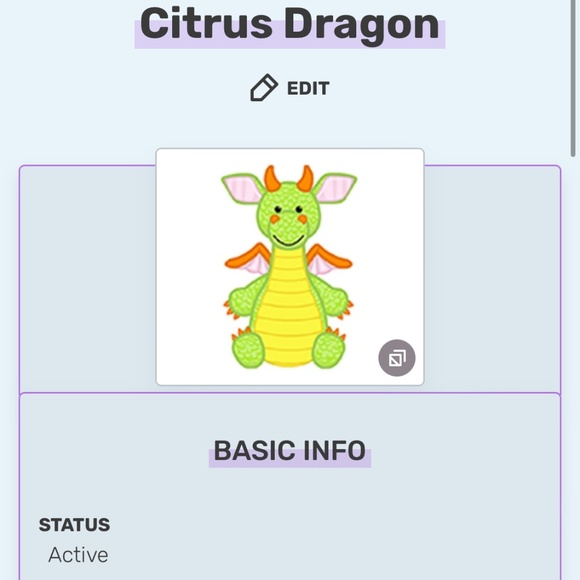 Webkinz Citrus Dragon HM436 - Picture 15 of 15